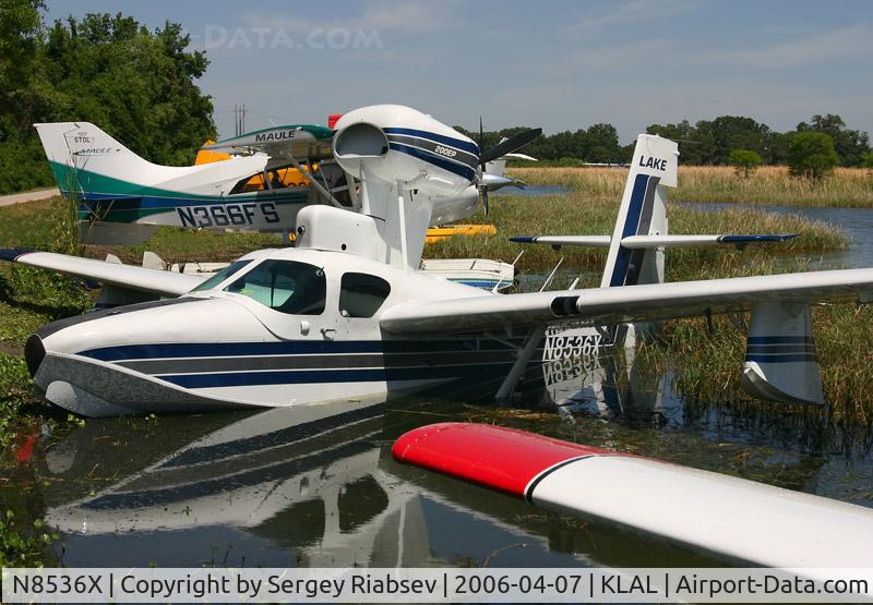 N8536X, 1984 Lake LA-4-200 Buccaneer C/N 1096, Sun-n-fun 2006