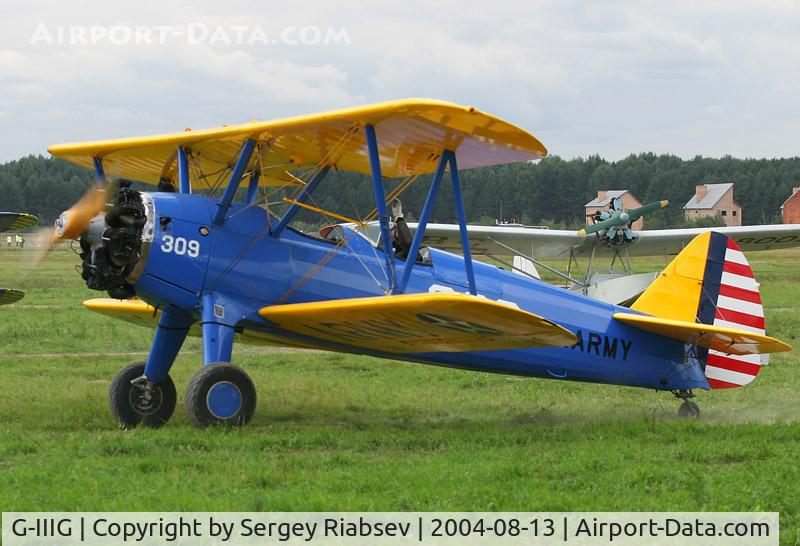G-IIIG, 1943 Boeing A75N1 C/N 75-4354, arshow in Russia.