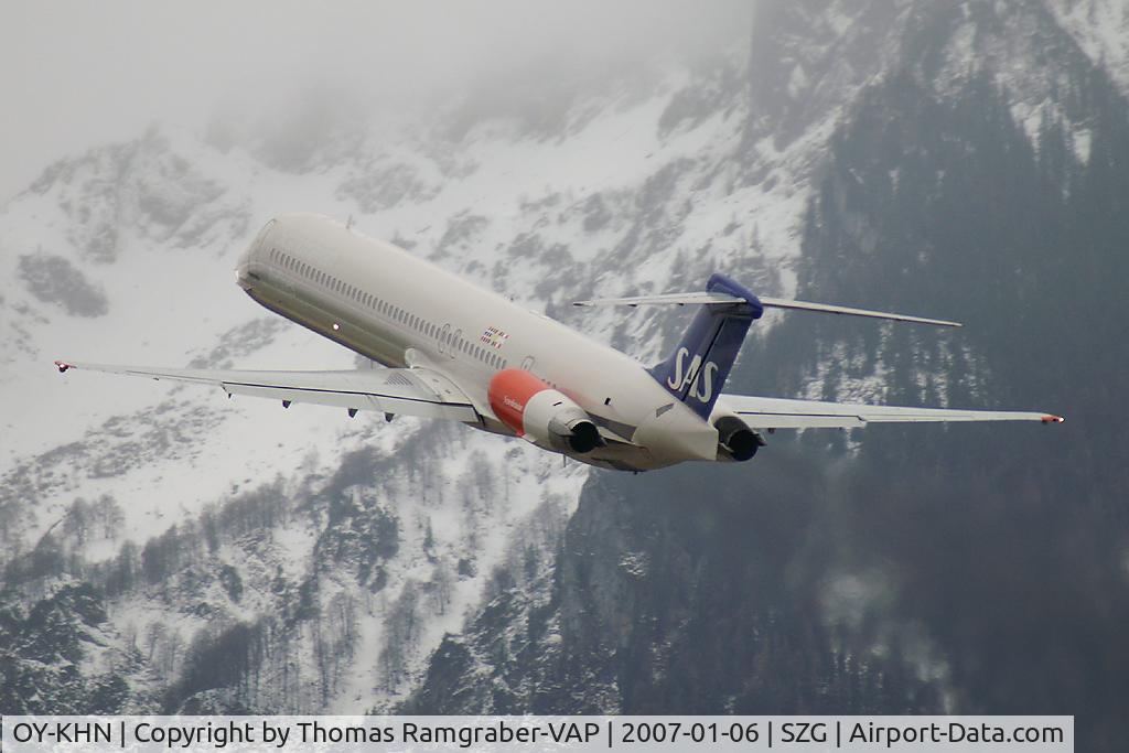 OY-KHN, 1991 McDonnell Douglas MD-82 (DC-9-82) C/N 53000, Scandinavian Airlines SAS MDD MD80