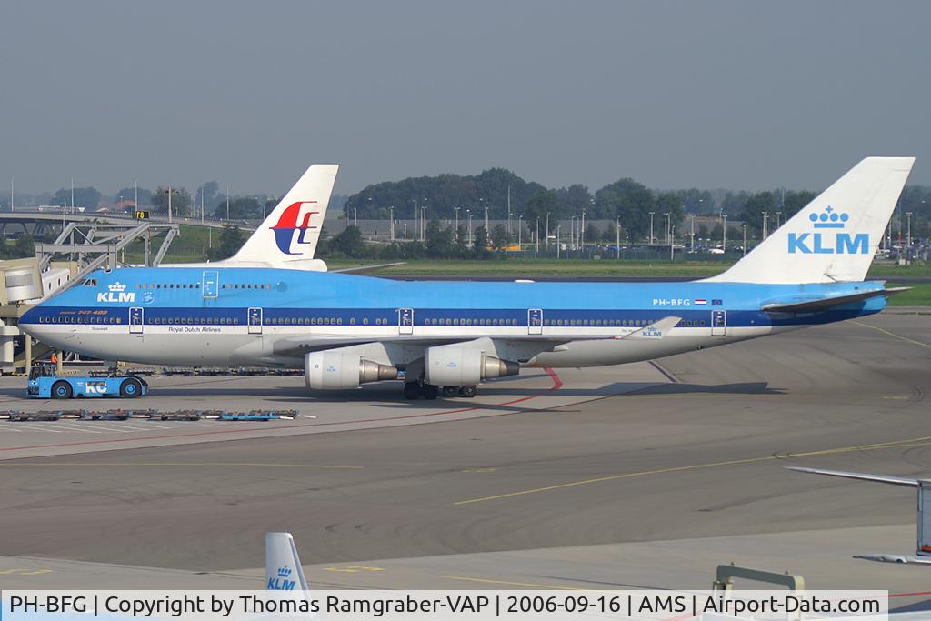 PH-BFG, 1990 Boeing 747-406 C/N 24517, KLM Royal Dutch Airlines B747-400