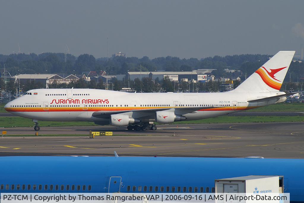 PZ-TCM, 1986 Boeing 747-306M C/N 23508/657, Surinam Airways