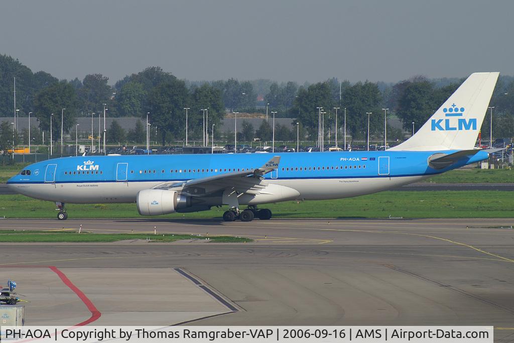 PH-AOA, 2005 Airbus A330-203 C/N 682, KLM Royal Dutch Airlines A330-200