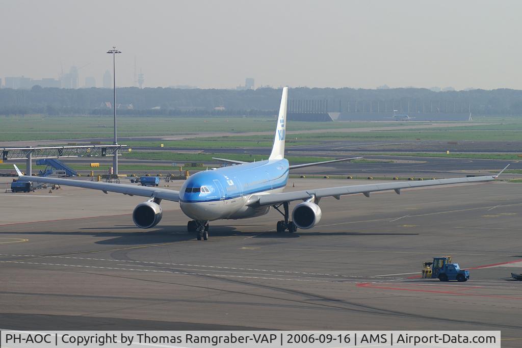 PH-AOC, 2005 Airbus A330-203 C/N 703, KLM Royal Dutch Airlines A330-200