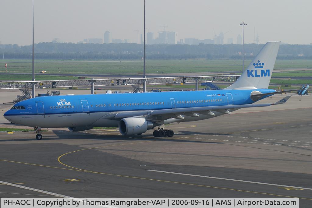 PH-AOC, 2005 Airbus A330-203 C/N 703, KLM Royal Dutch Airlines A330-200