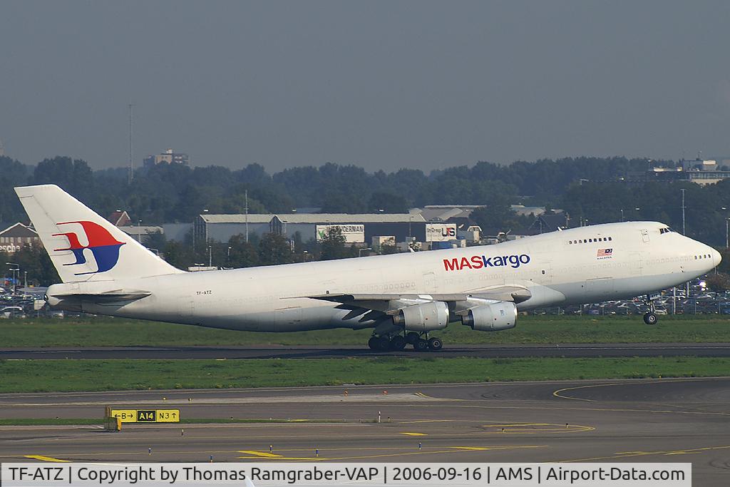 TF-ATZ, 1988 Boeing 747-236B C/N 24088, MAS Kargo B747-200