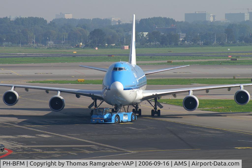 PH-BFM, 1992 Boeing 747-406BC C/N 26373, KLM Royal Dutch Airlines B747-400