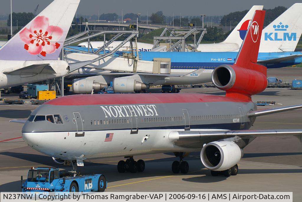 N237NW, 1982 McDonnell Douglas DC-10-30 C/N 47844, Northwest Airlines MDD DC10