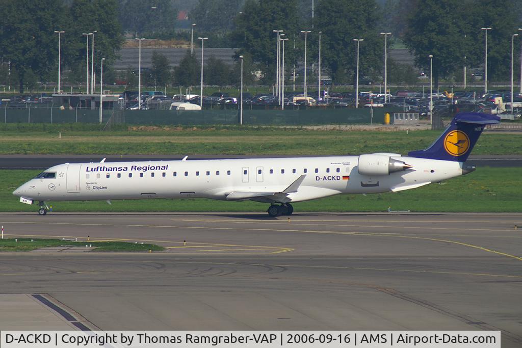 D-ACKD, 2006 Bombardier CRJ-900LR (CL-600-2D24) C/N 15080, Lufthansa Cityline Canadair Regionaljet 900