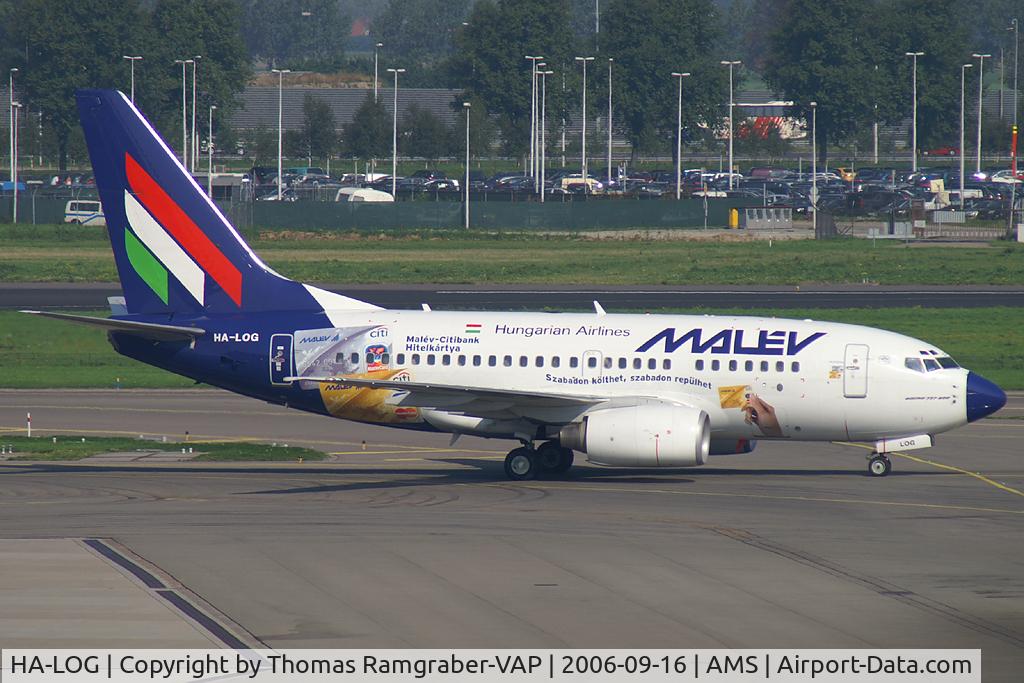 HA-LOG, 2004 Boeing 737-6Q8 C/N 28261, Malev-Hungarian Airlines B737-600 (Citibank Hitelkartya colors)