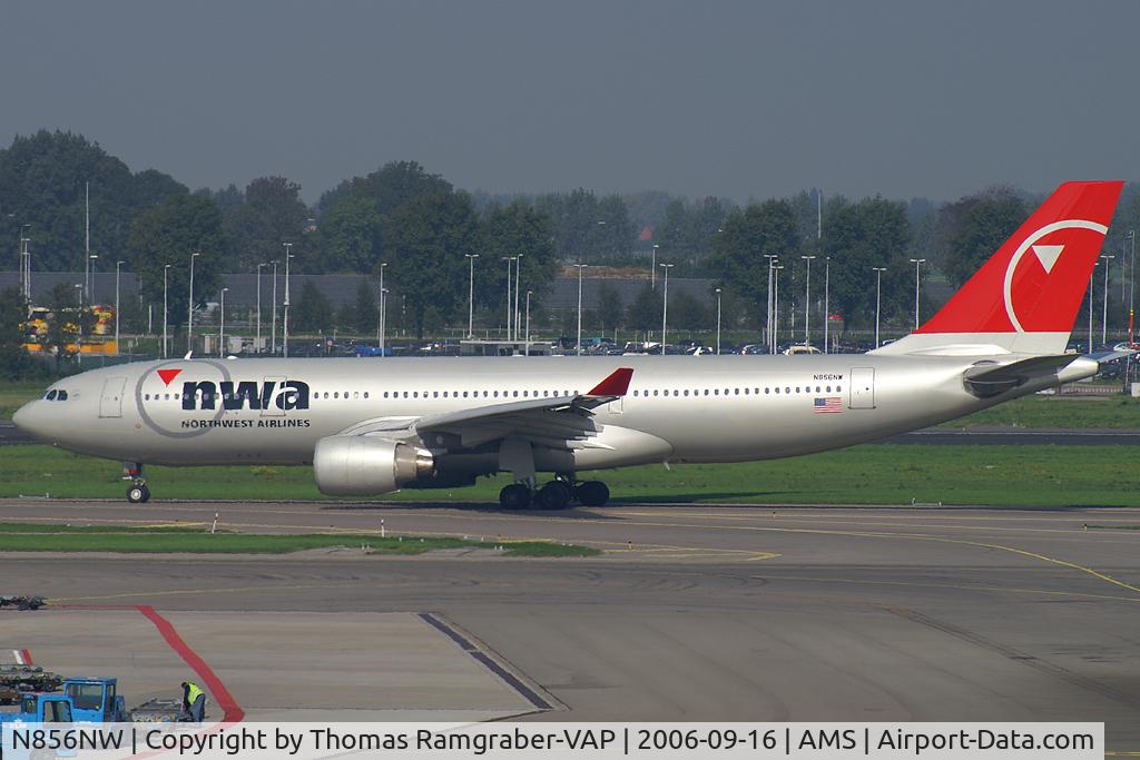 N856NW, 2004 Airbus A330-223 C/N 0631, Northwest Airlines A330-200