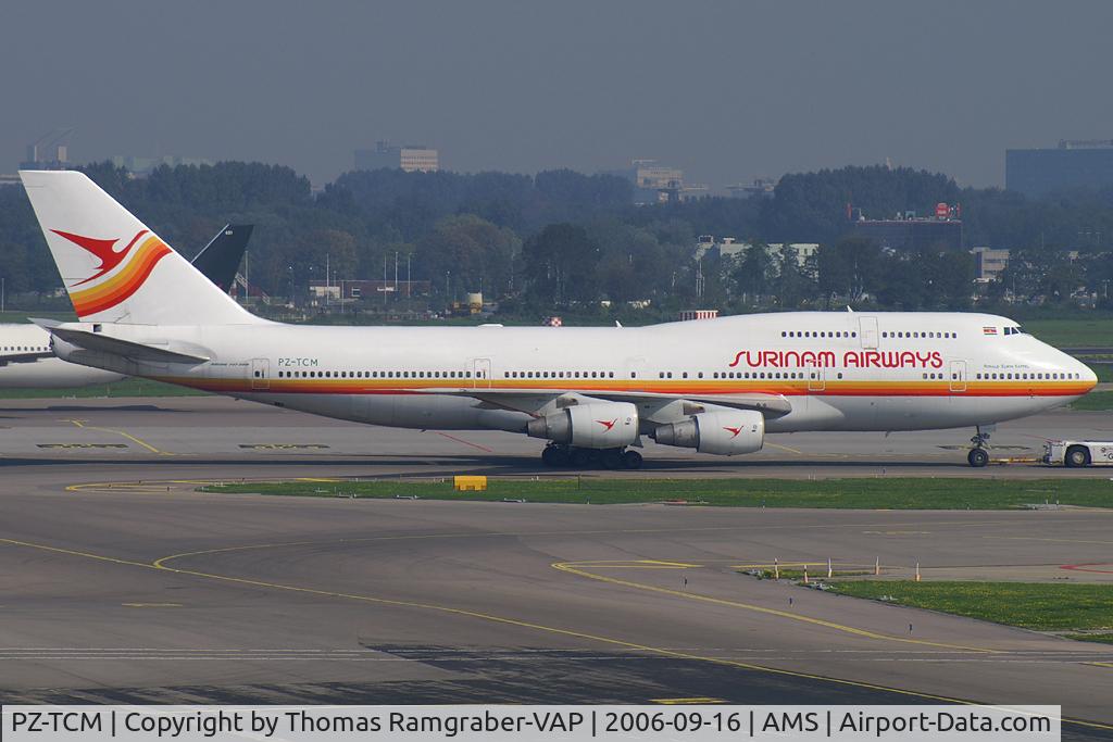 PZ-TCM, 1986 Boeing 747-306M C/N 23508/657, Surinam Airways B747-300