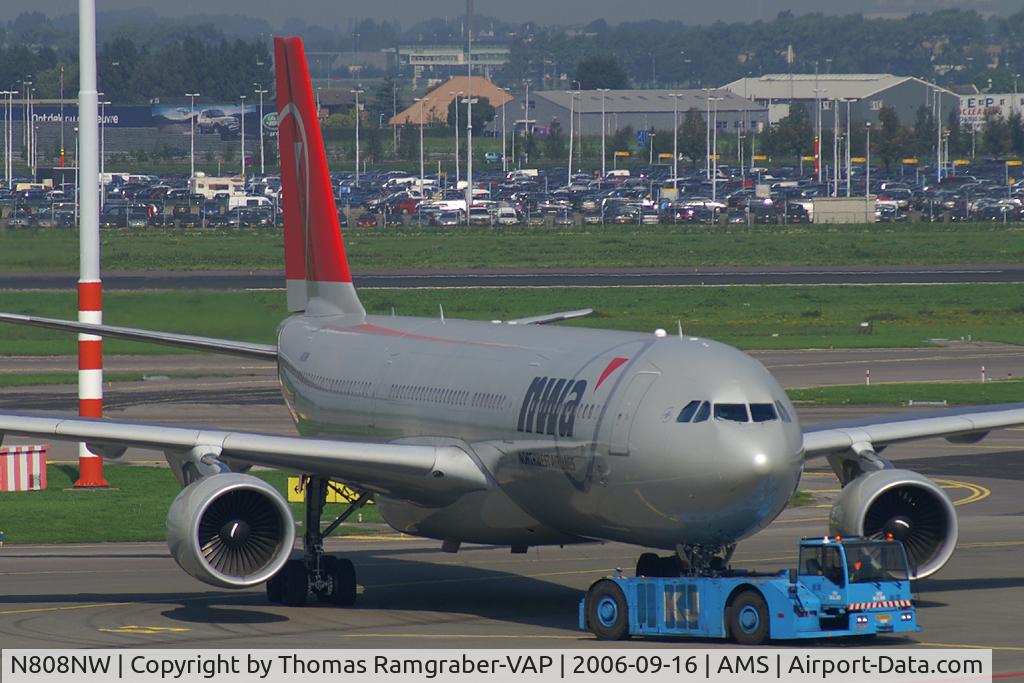 N808NW, 2004 Airbus A330-323 C/N 0591, Northwest Airlines A330-300