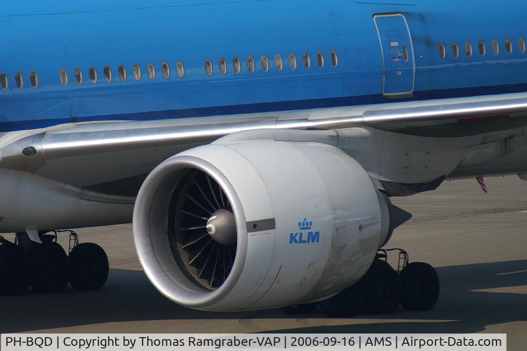 PH-BQD, 2003 Boeing 777-206/ER C/N 33713, KLM Royal Dutch Airlines B777-200 (the mighty GE90)