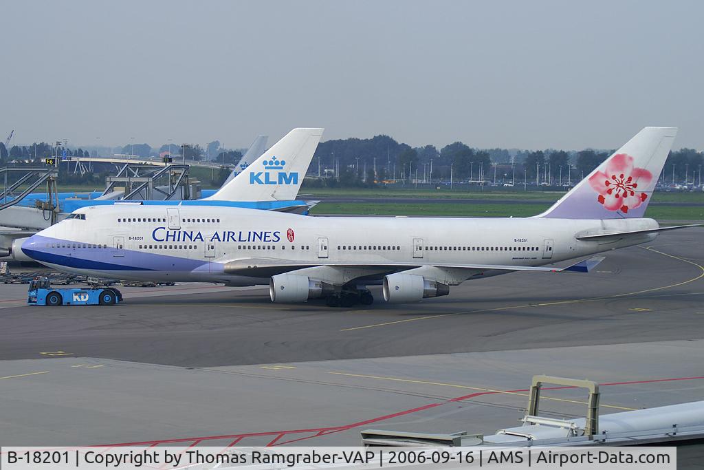 B-18201, 1997 Boeing 747-409 C/N 28709, China Airlines B747-400