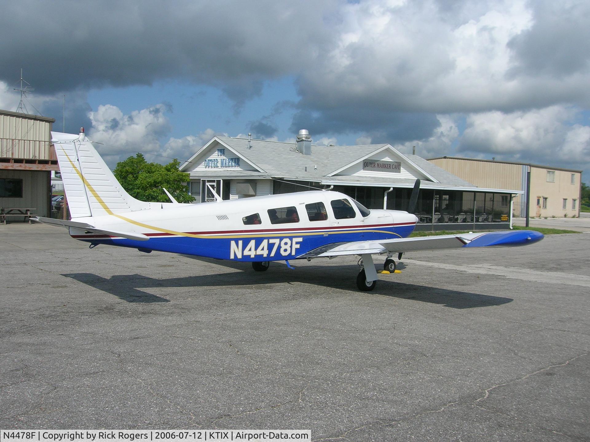 N4478F, 1976 Piper PA-32R-300 Cherokee Lance C/N 32R-7680450, 1976 PA32R-300 Piper Lance