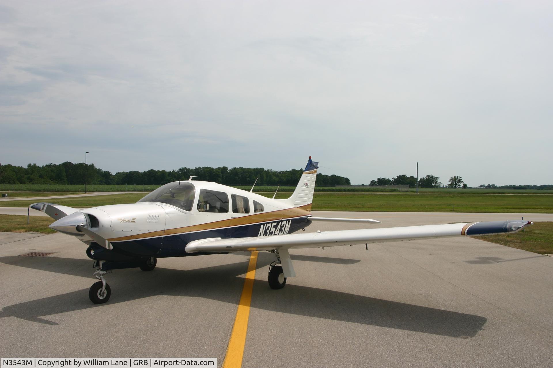 N3543M, 1978 Piper PA-28R-201T Cherokee Arrow III C/N 28R-7803176, 1978 Piper Turbo Arrow III