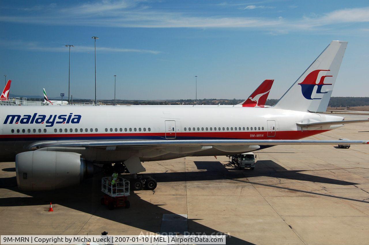 9M-MRN, 2002 Boeing 777-2H6/ER C/N 28419, At Melbourne