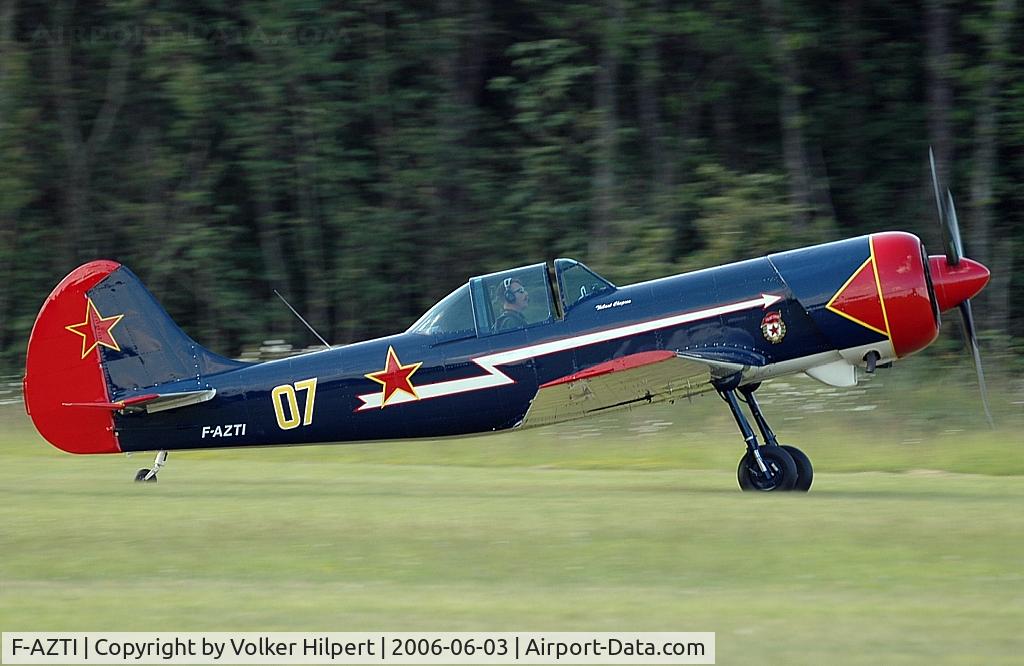 F-AZTI, Yakovlev Yak-50 C/N 842807, Yak-50