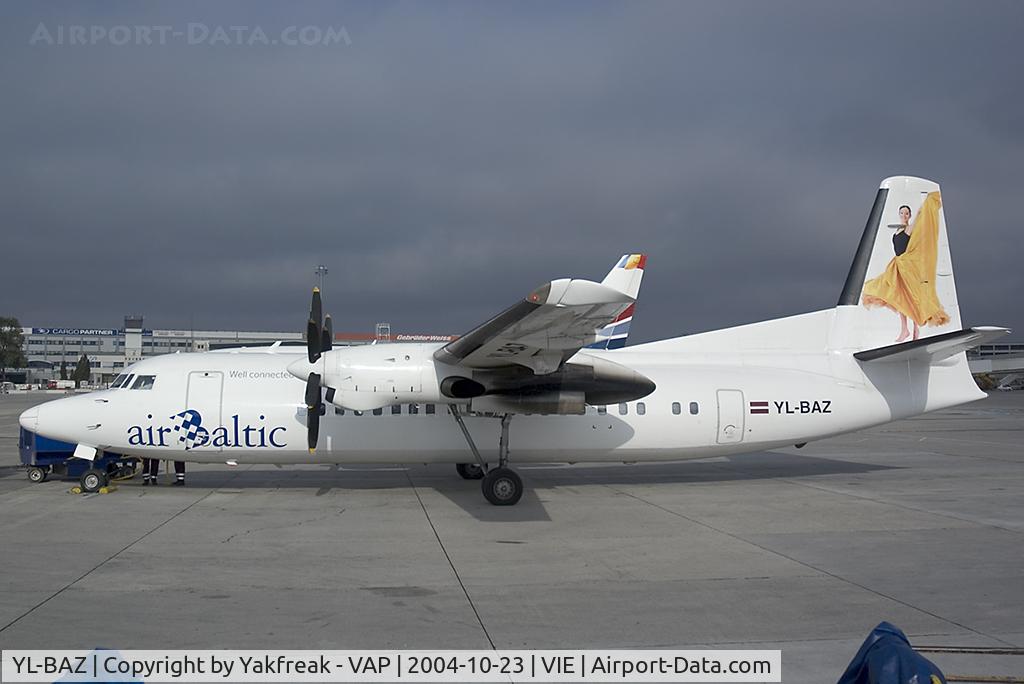 YL-BAZ, 1989 Fokker 50 C/N 20153, Air BAltic Fokker 50