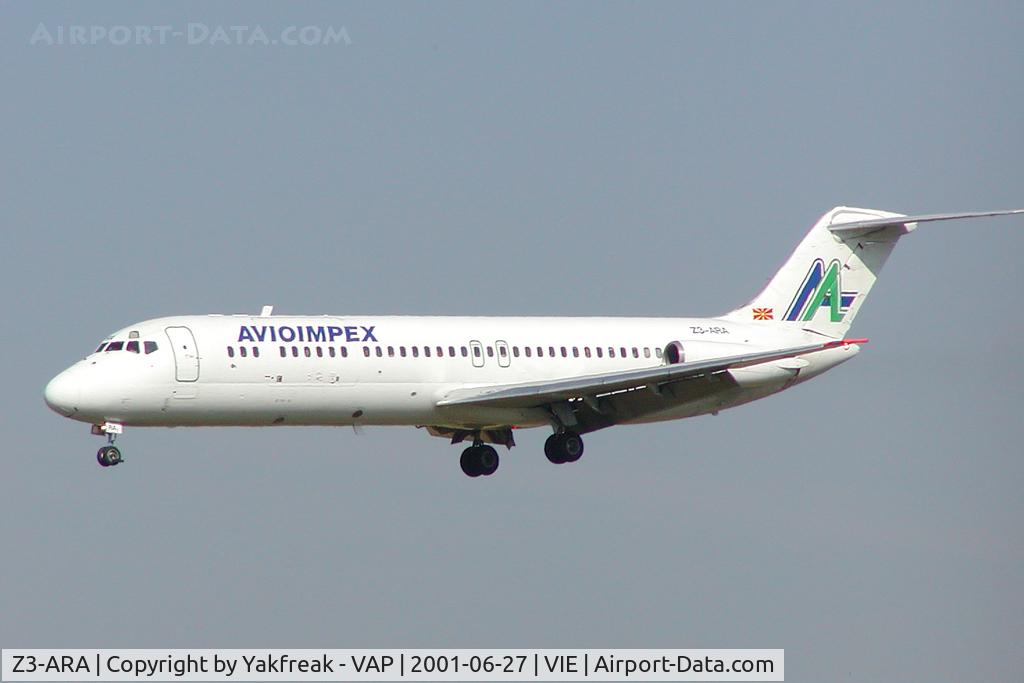 Z3-ARA, 1971 Douglas DC-9-33(RC) C/N 47530, Avioimpex DC9-30