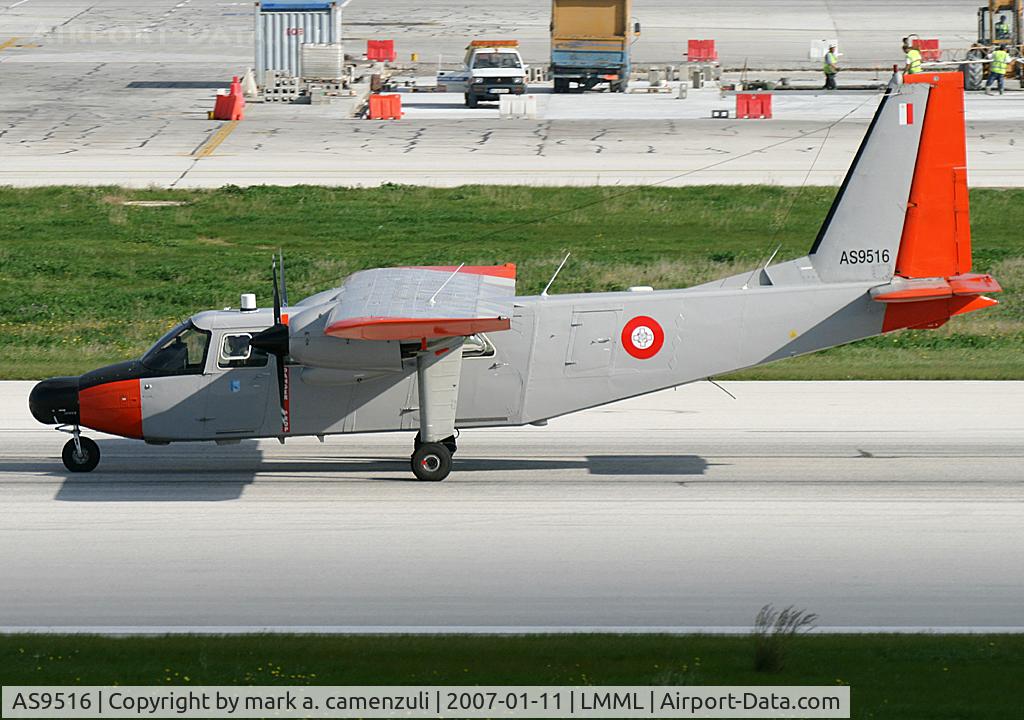 AS9516, Pilatus Britten-Norman BN-2B-26 Islander C/N C2159, MILITARY