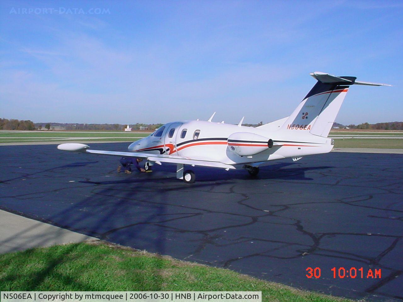 N506EA, 2005 Eclipse Aviation Corp EA500 C/N EX500-107, Eclipse 500 visiting the Huntingburg Airport