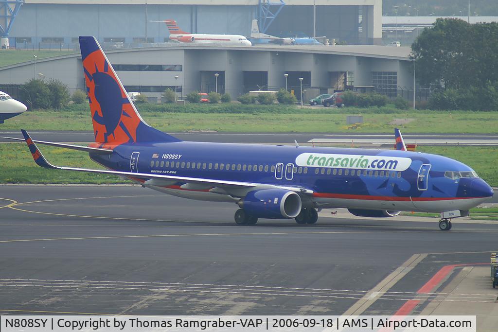 N808SY, 2005 Boeing 737-8BK C/N 33021, Transavia B737-800 (leased from SunCountry)
