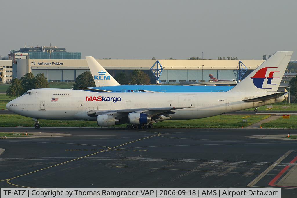 TF-ATZ, 1988 Boeing 747-236B C/N 24088, MAS Kargo B747-200
