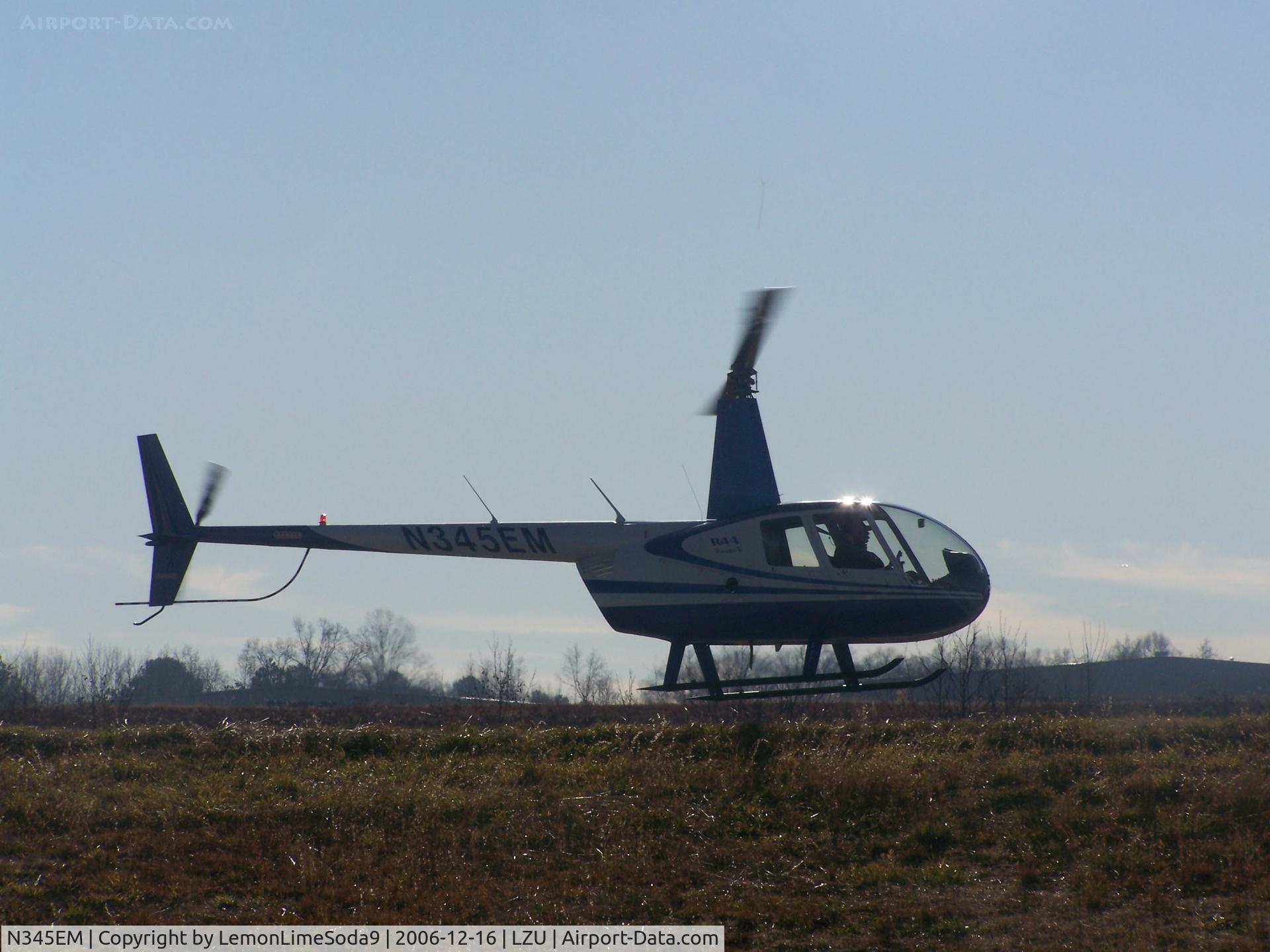 N345EM, 2004 Robinson R44 II C/N 10416, This was taken during my day at LZU