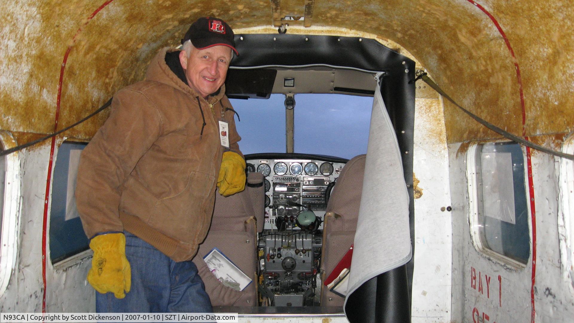 N93CA, 1962 Beech G18S C/N BA-604, Wayne Sommers showing off his Beech 18