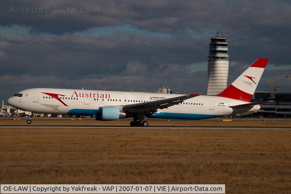 OE-LAW, 1992 Boeing 767-3Z9/ER C/N 26417, Austrian Airlines Boeing 767-300