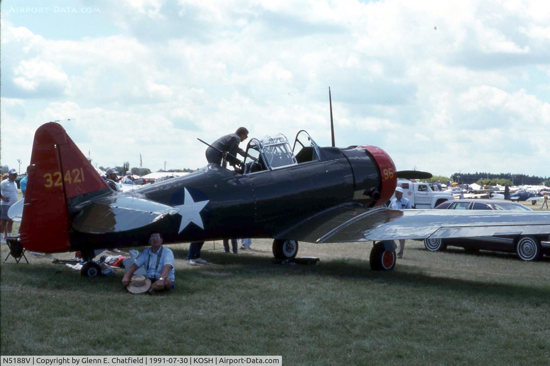 N5188V, North American T-6G Texan C/N 168-302, At the EAA Fly In