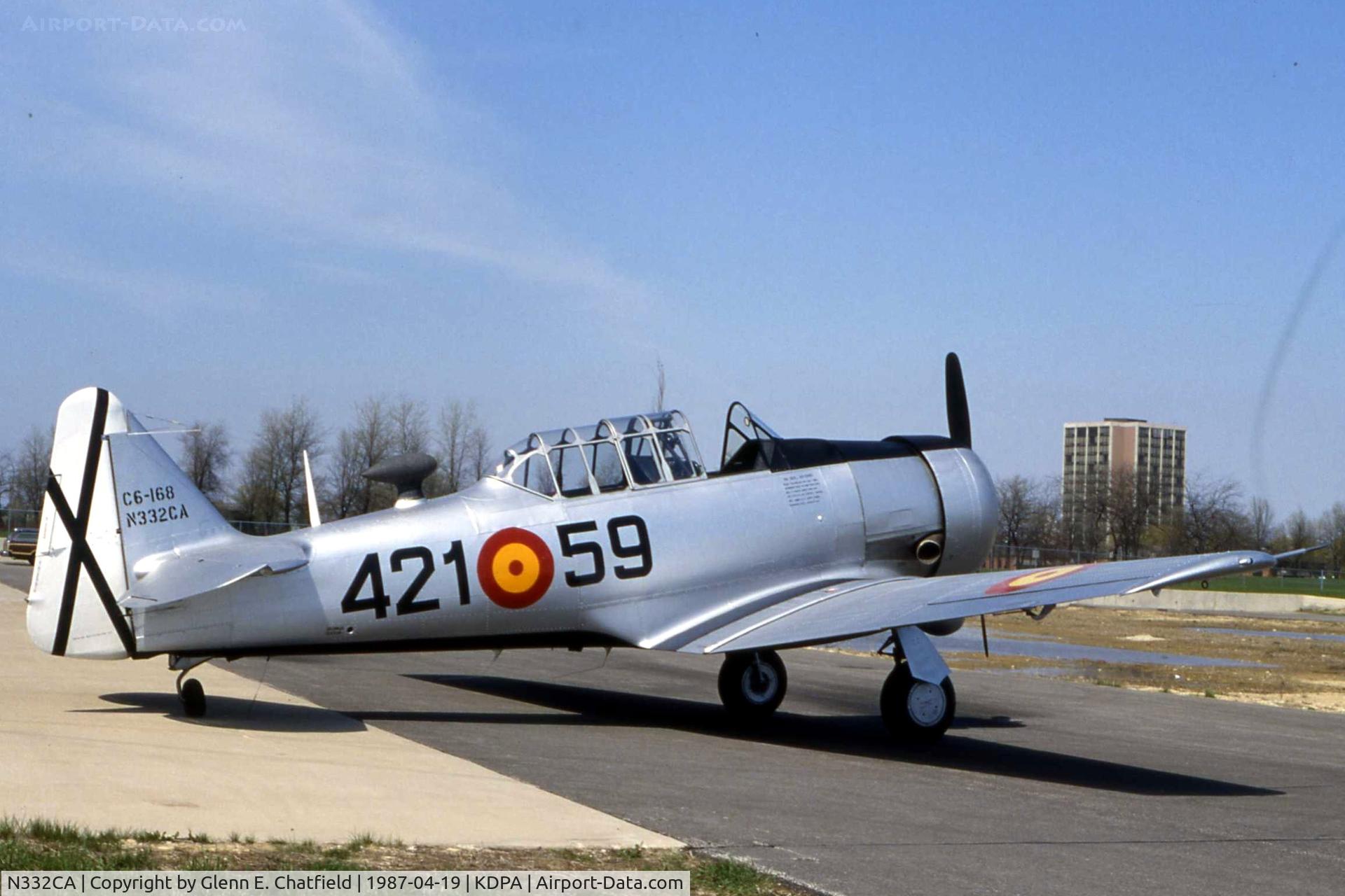 N332CA, 1944 North American T-6G Texan C/N 168-409, Ready to go fly, I got to go up for a ride