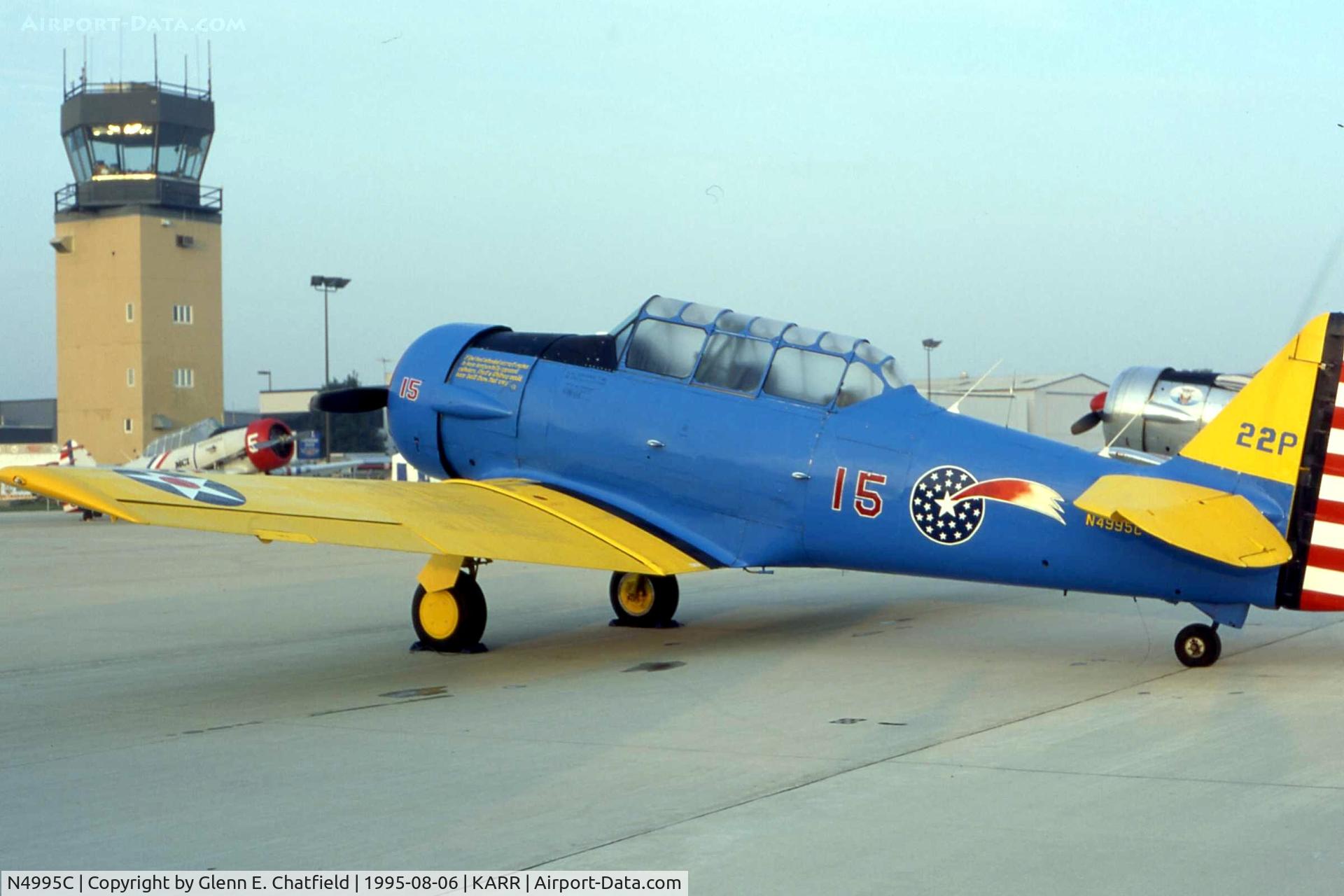 N4995C, 1949 North American T-6G Texan C/N 168-481, At the open house