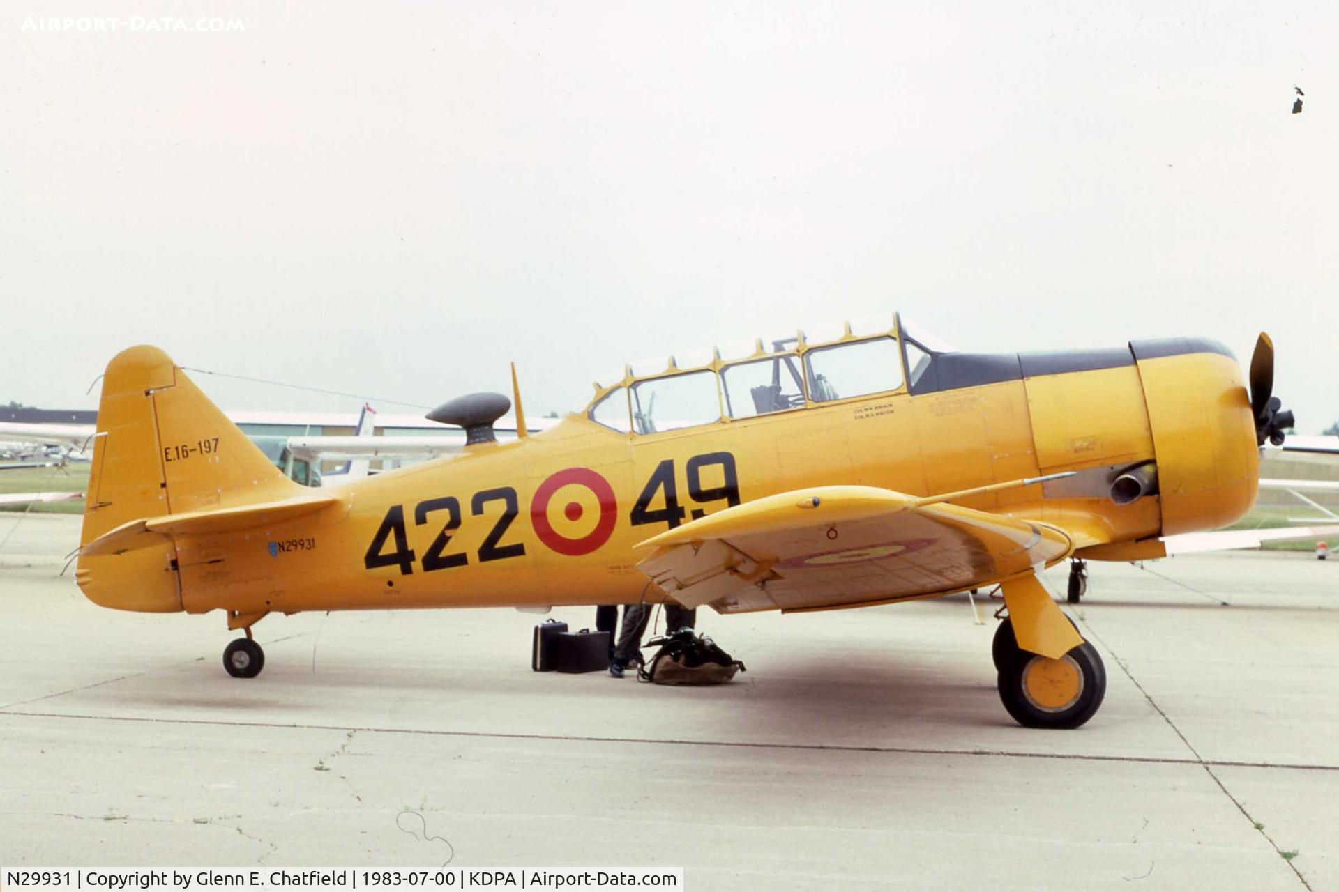 N29931, 1943 North American AT-6G Texan C/N 168-583 (49-3449), This is what you'd  call a 