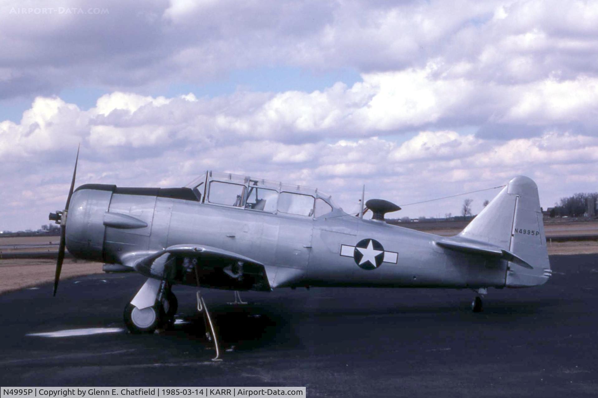 N4995P, 1951 North American T-6G Texan C/N 168-525, This is what you'd  call a 