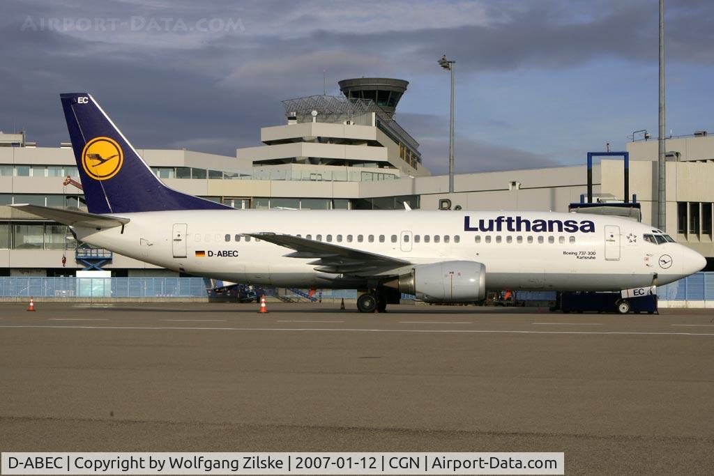 D-ABEC, 1991 Boeing 737-330 C/N 25149, visitor