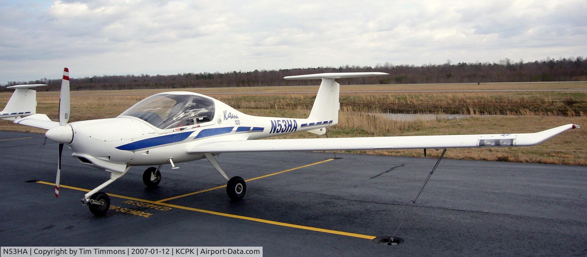 N53HA, 1995 Diamond DA-20A-1 Katana C/N 10055, Katana 100 @ Horizon Aviation