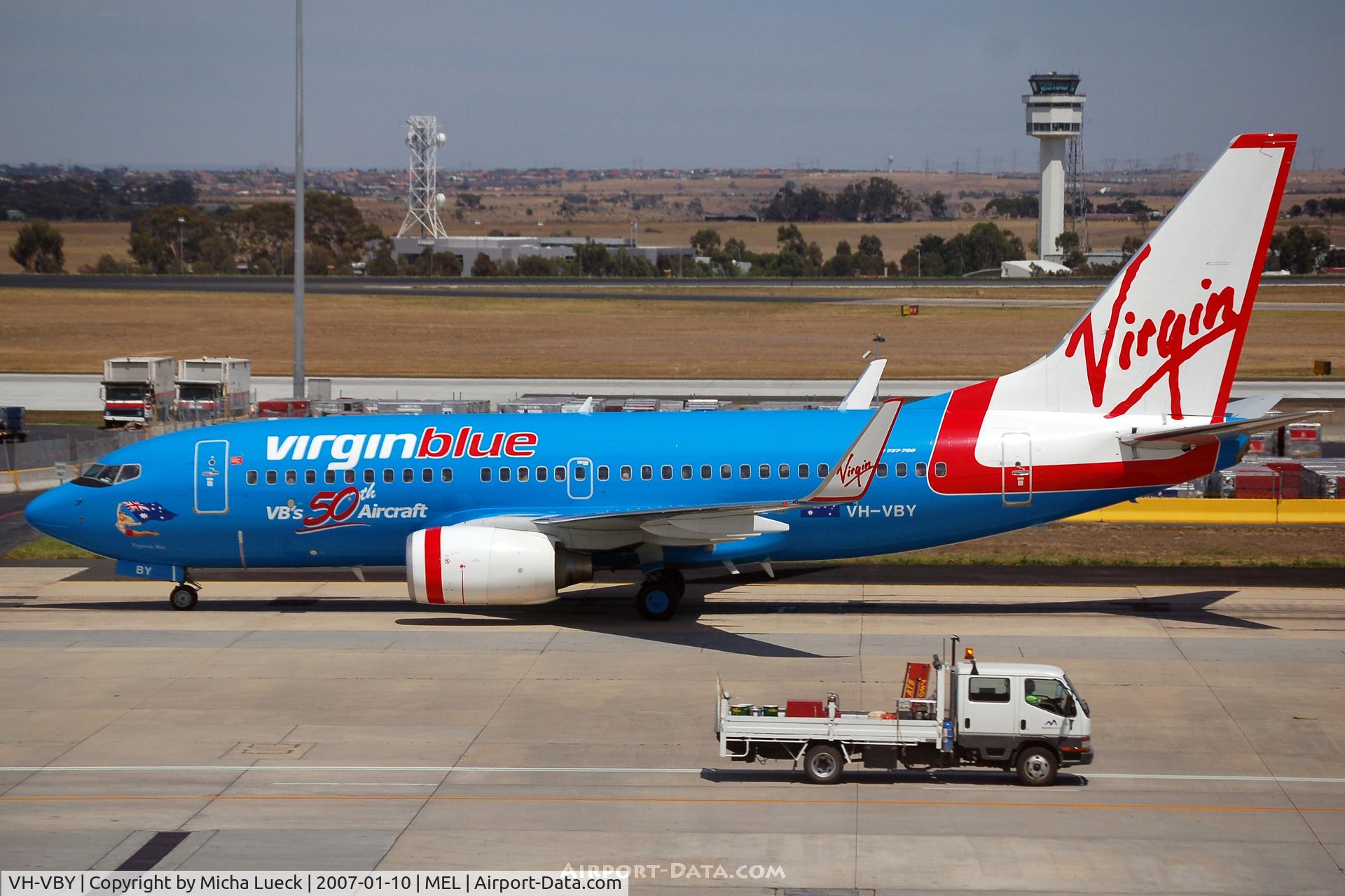 VH-VBY, 2005 Boeing 737-7FE C/N 34323, Virgin Blue's 50th Aircraft