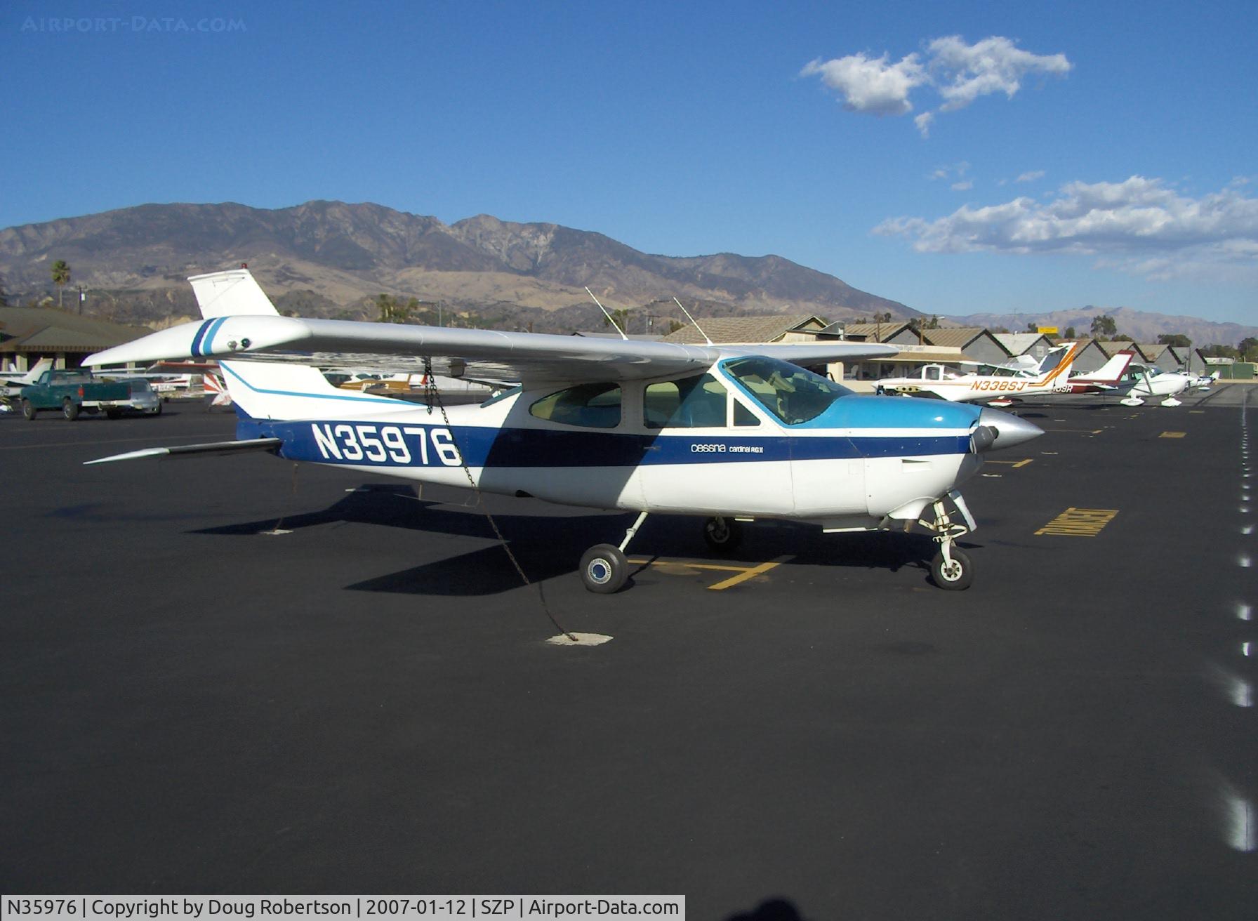 N35976, 1976 Cessna 177RG Cardinal C/N 177RG1087, 1976 Cessna 177RG CARDINAL RG II, Lycoming IO-360-A1B6 200 Hp