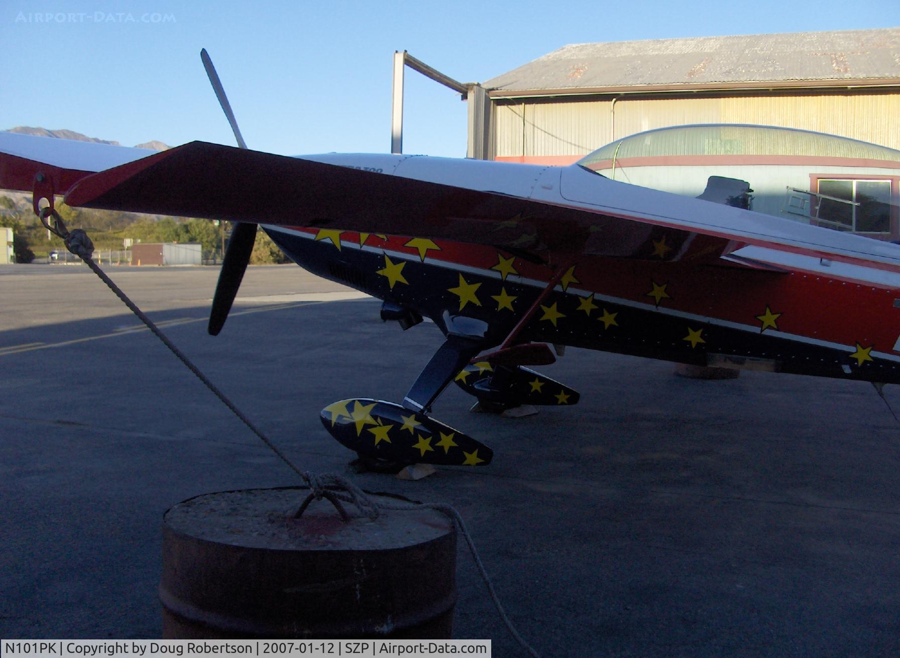 N101PK, 1994 Extra EA-300 C/N 051, 1994 Extra Flugzeubau Gmbh EA-300, Lycoming AEIO-540-L1B5 300 Hp, wing spades