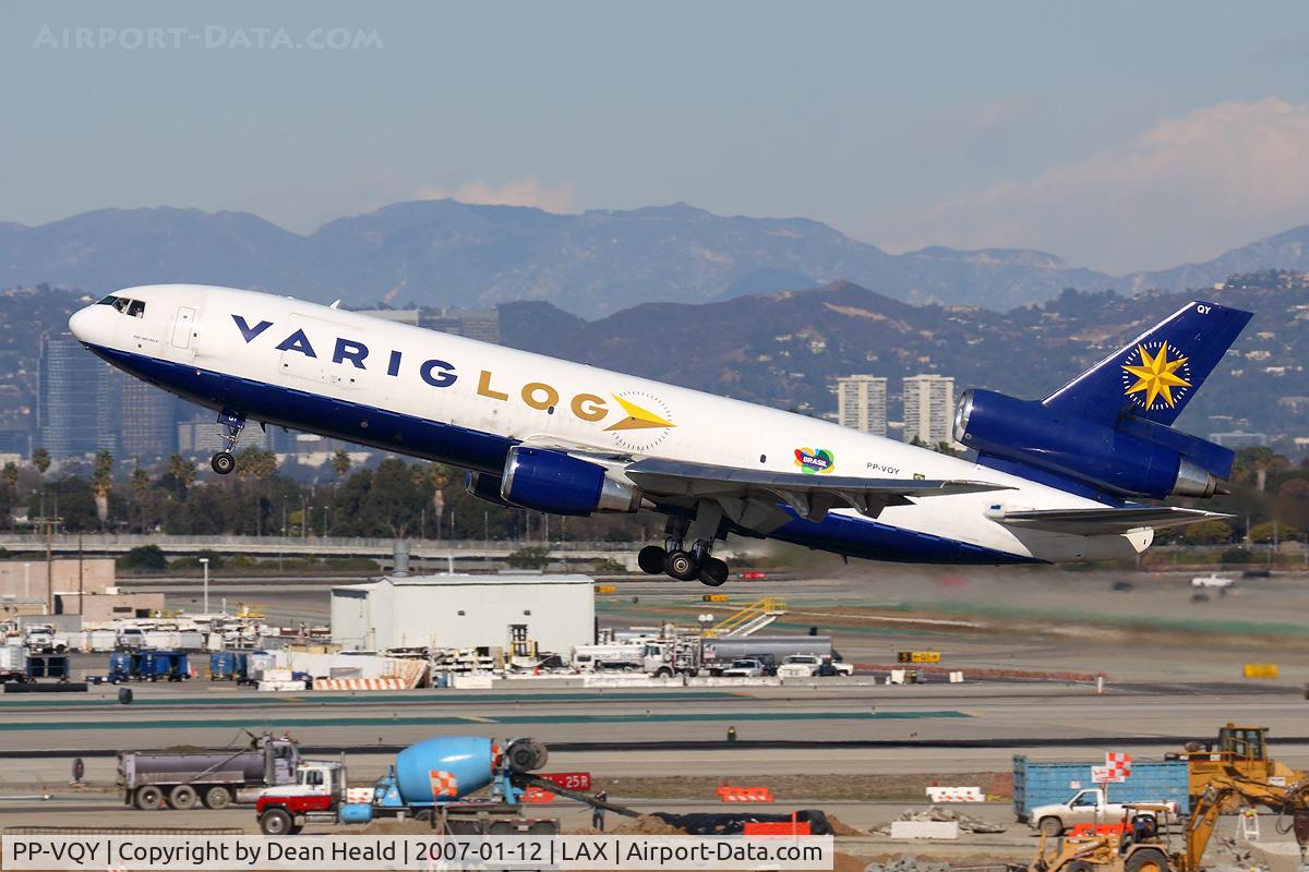 PP-VQY, 1976 McDonnell Douglas DC-10-30 C/N 46949, Varig Logistica PP-VQY departing RWY 25R.