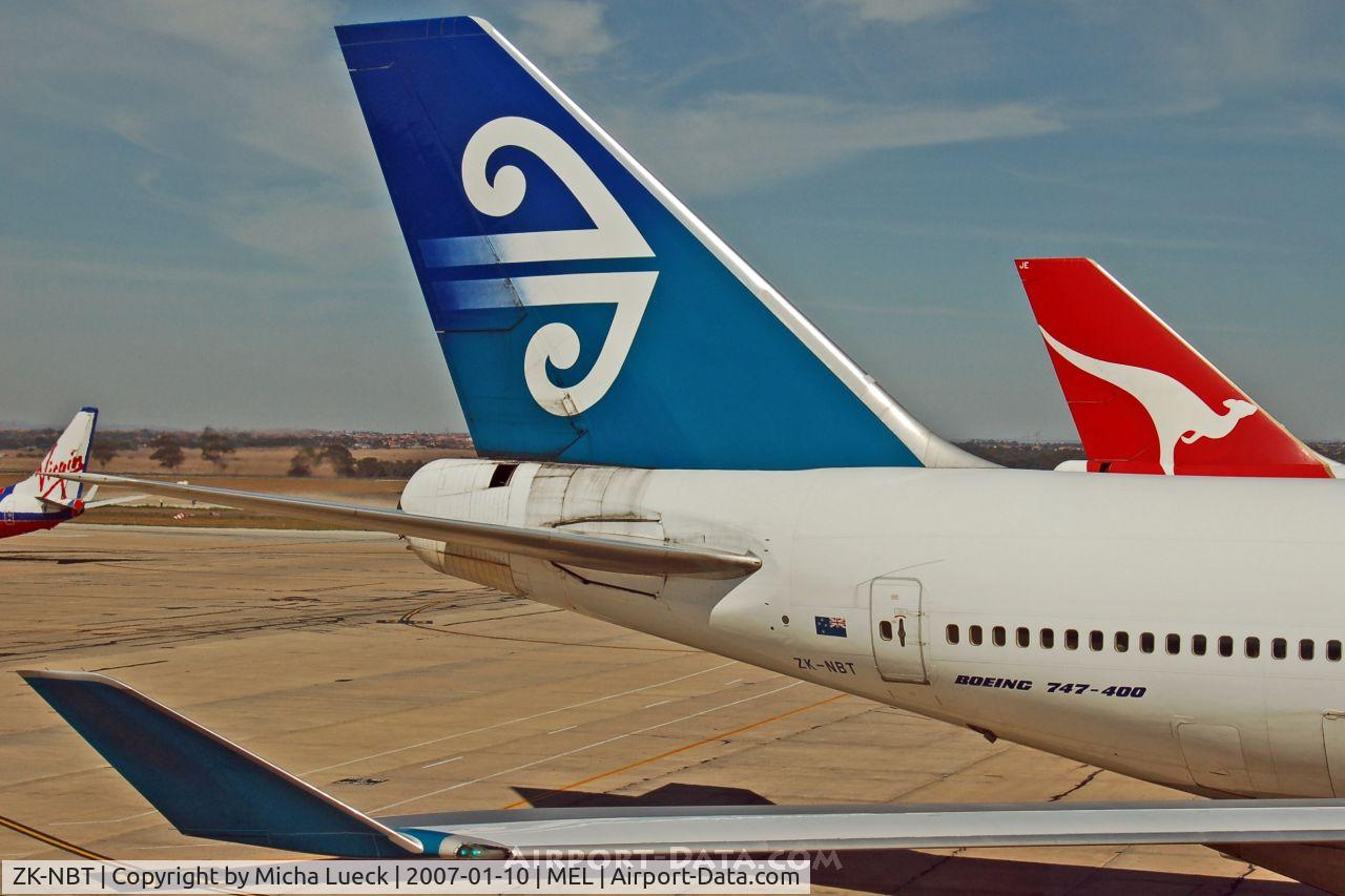 ZK-NBT, 1990 Boeing 747-419 C/N 24855, B 747-400 