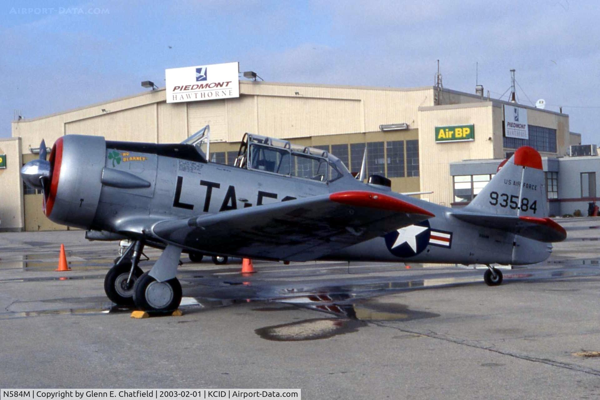 N584M, 1958 North American T-6G Texan C/N 168-92, T-6G 49-2988