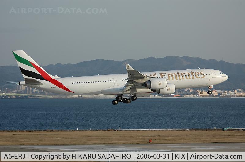 A6-ERJ, Airbus A340-541 C/N 694, I like Emirates very much!!