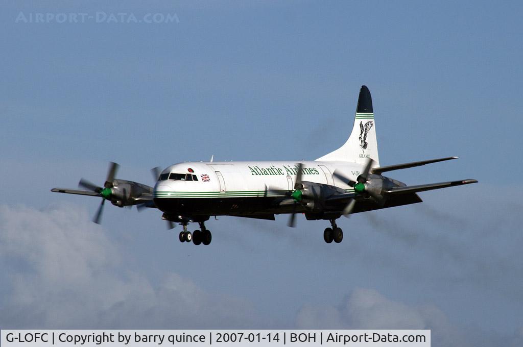G-LOFC, 1959 Lockheed L-188C(F) Electra C/N 1100, ATLANTIC AIRLINES ELECTRA