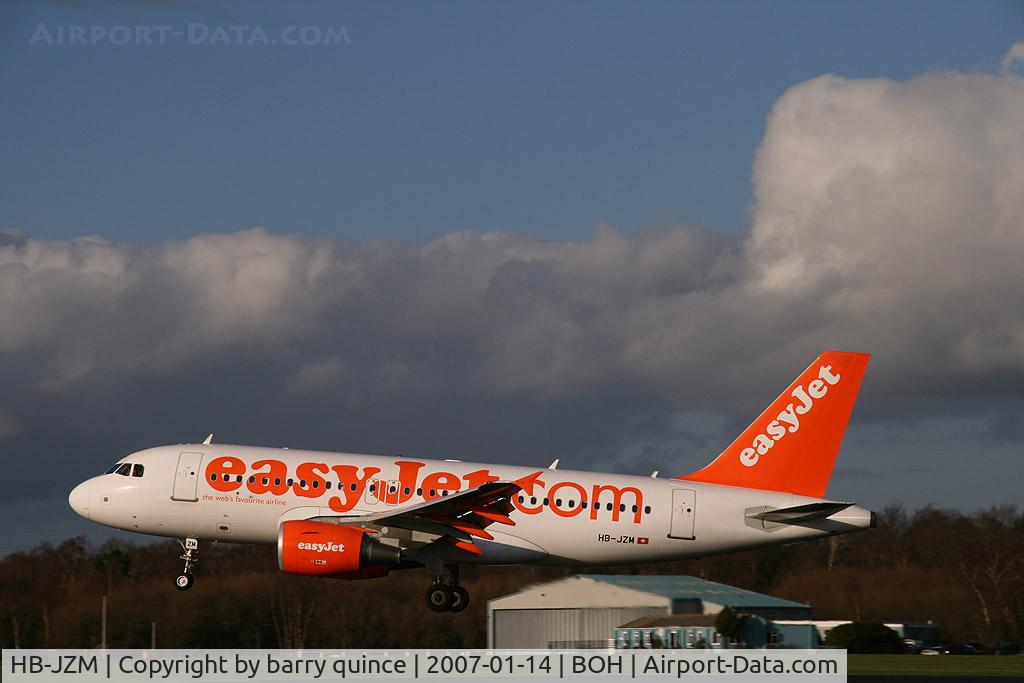 HB-JZM, 2004 Airbus A319-111 C/N 2370, A-319 EASYJET