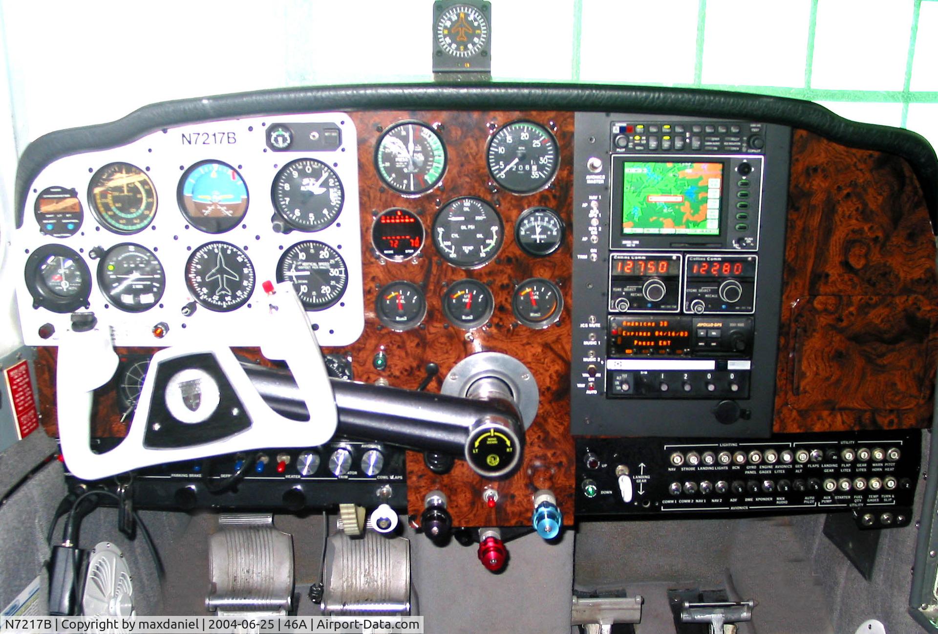 N7217B, 1958 Beech J35 Bonanza C/N D-5546, Upgraded Panel