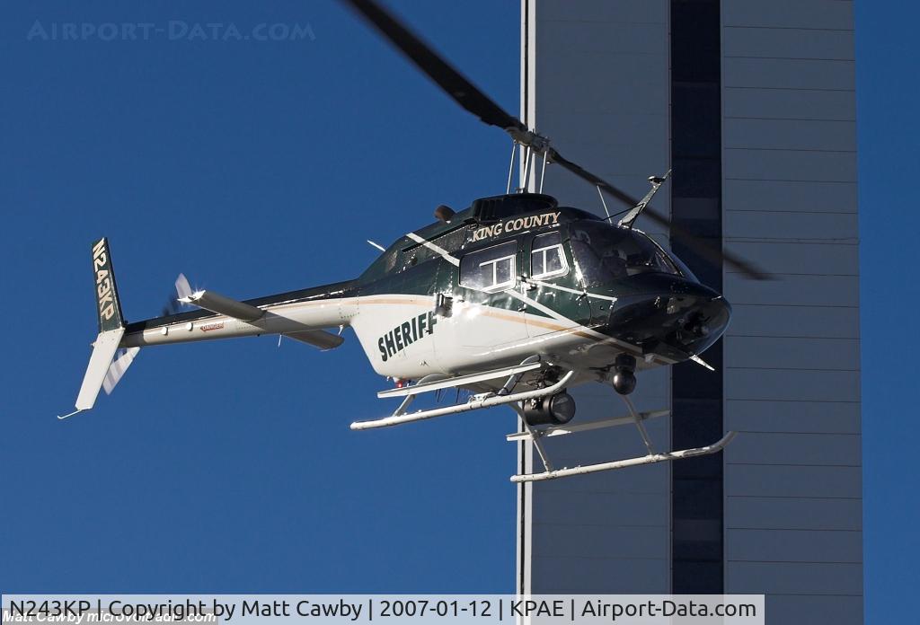 N243KP, Bell OH-58A C/N 70-15243, King County Sheriff helicopter GUARDIAN 1