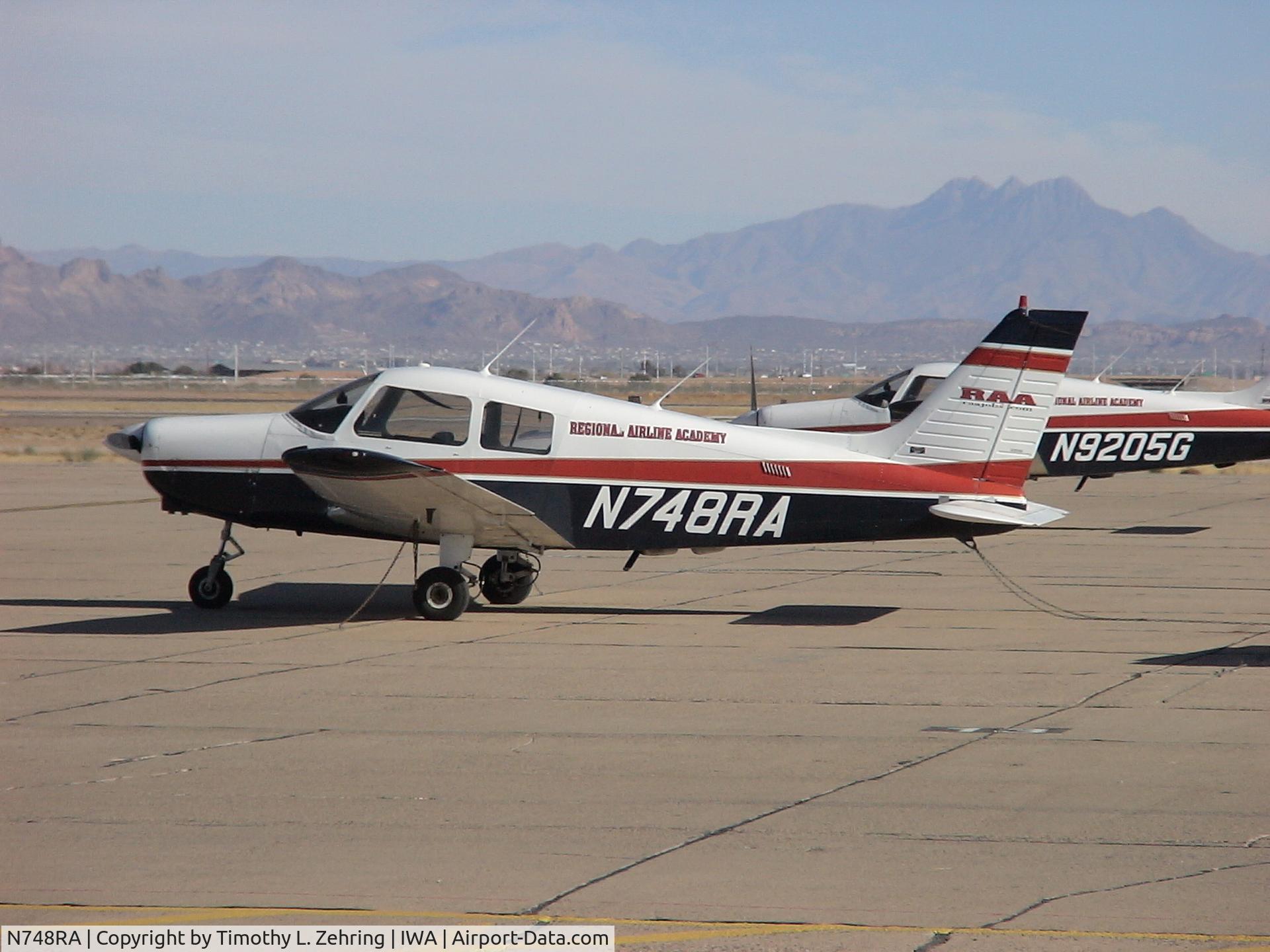 N748RA, 1988 Piper PA-28-161 C/N 2841035, Photographed at KIWA